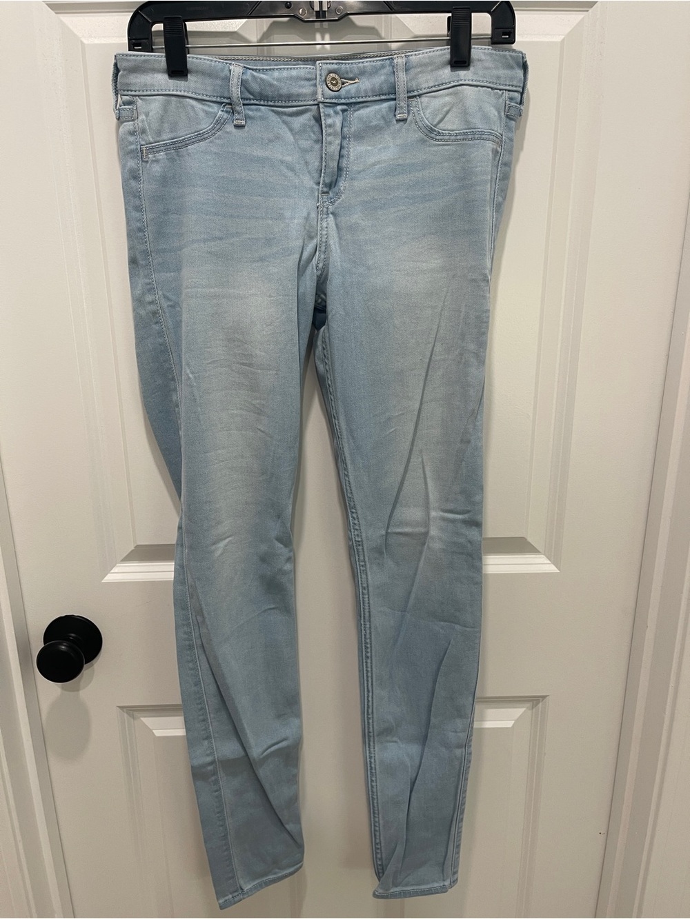 Hollister Light Blue Skinny Jeans for Women